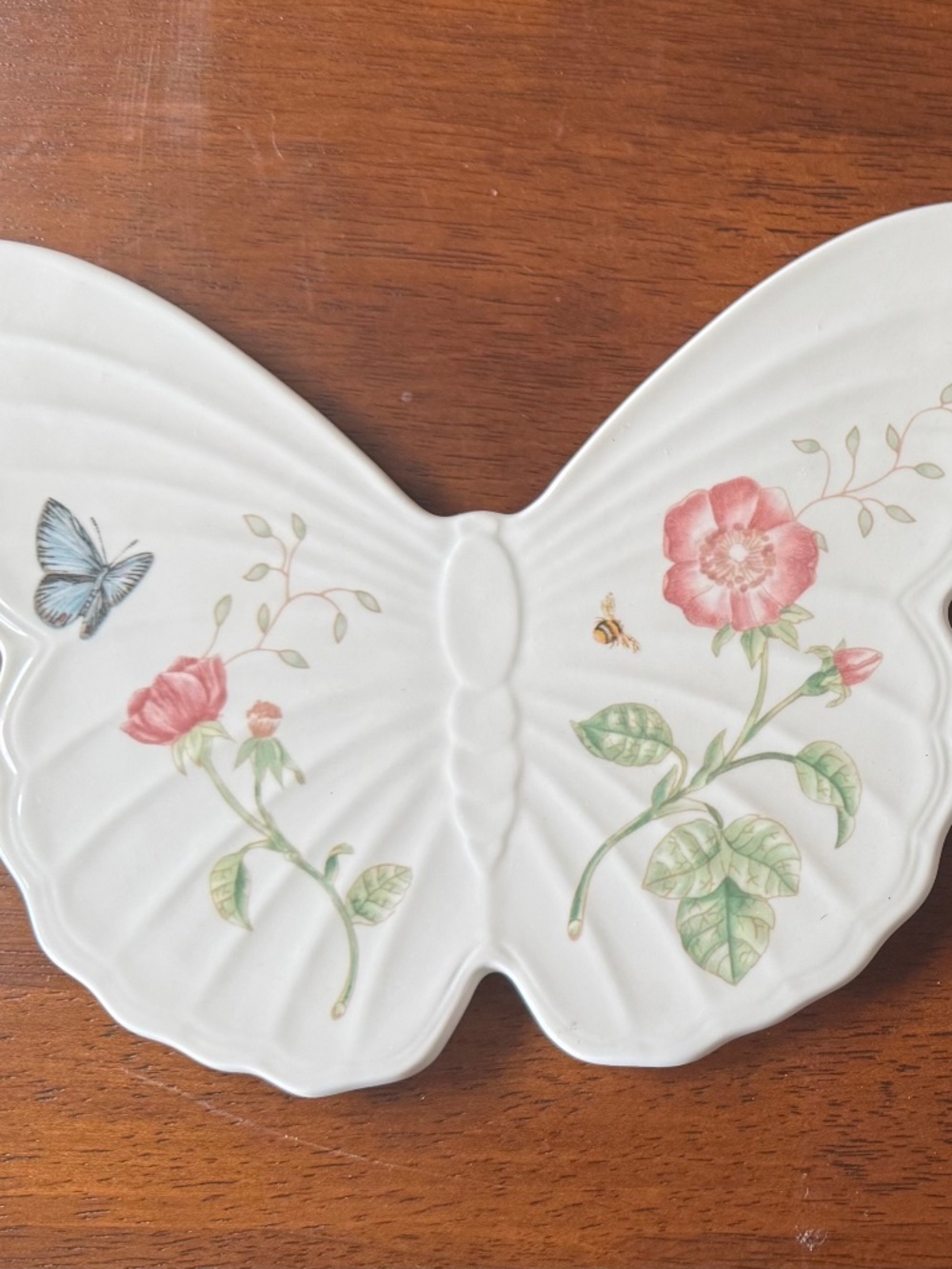 Lenox Trivet Butterfly Meadow Ceramic Butterfly Shaped Louise Le Luye Wall Decor